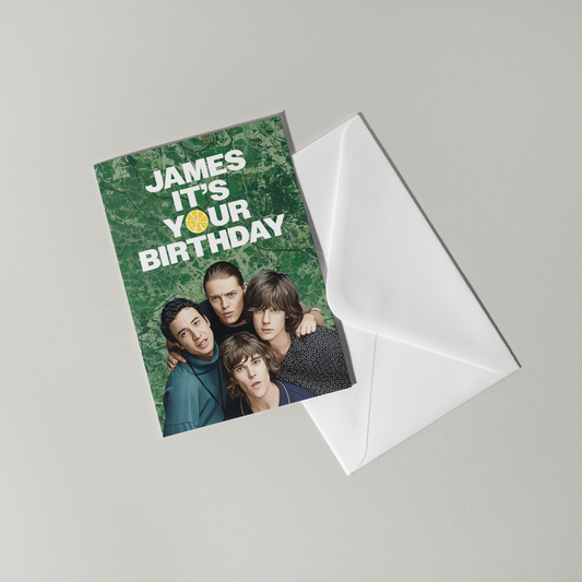 The Stone Roses Personalised Birthday Card