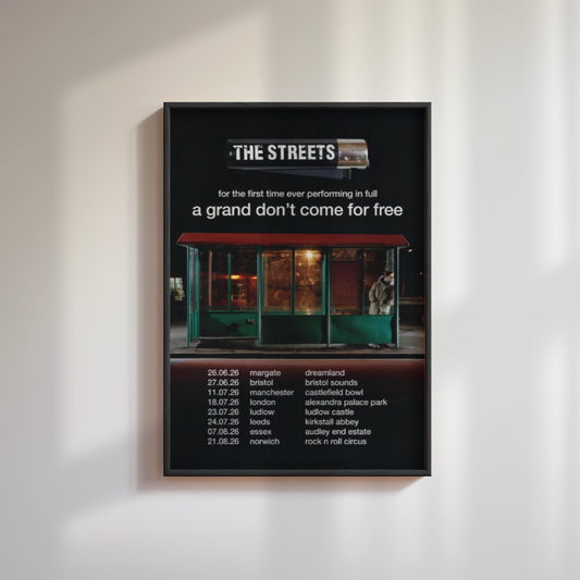 The Streets A Grand Don't Come For Free Tour Poster 2026