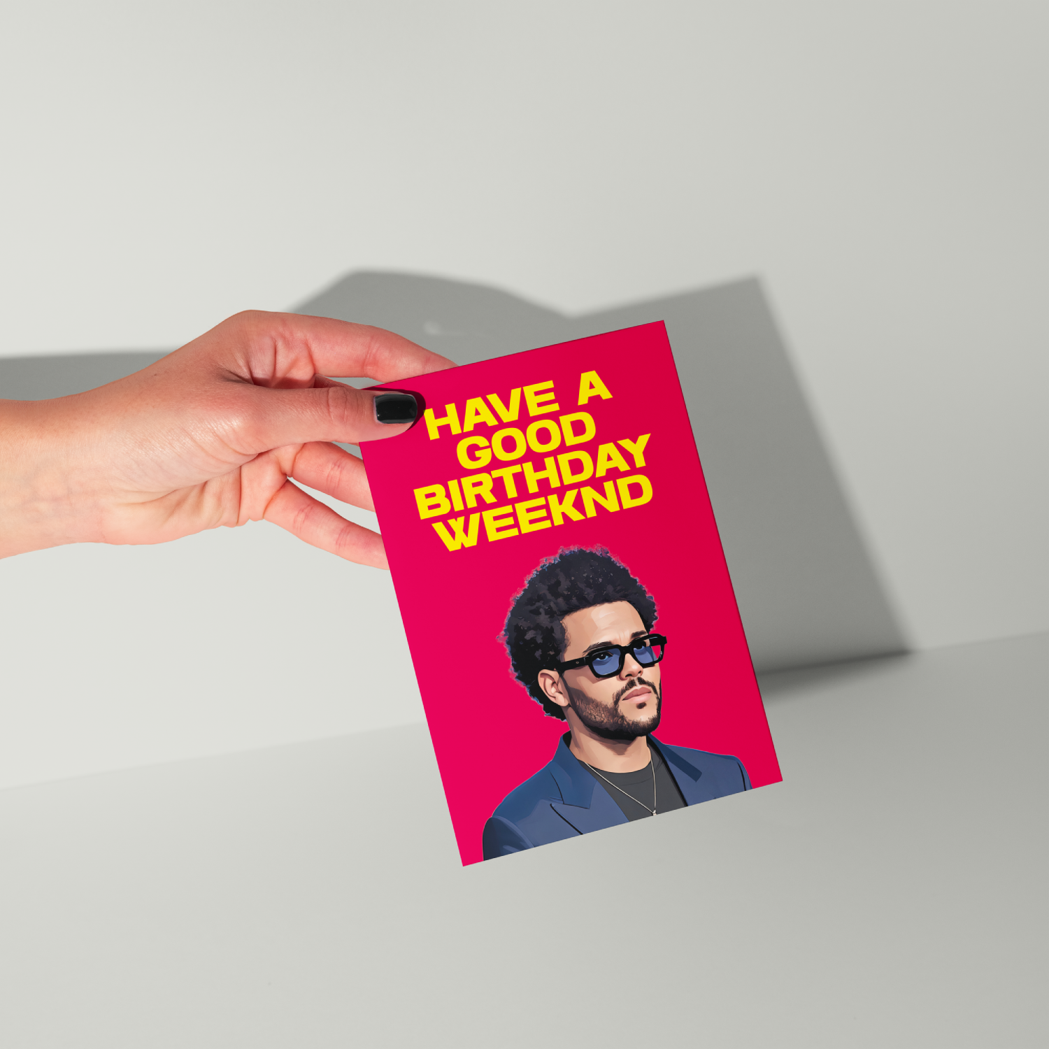 Birthday Weeknd The Weeknd Birthday Card – Fly Prints LTD