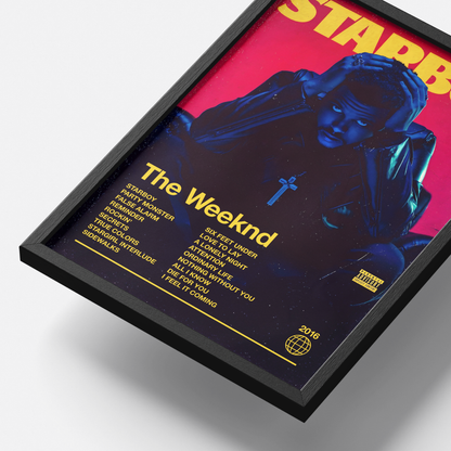 The Weeknd Starboy Album Poster