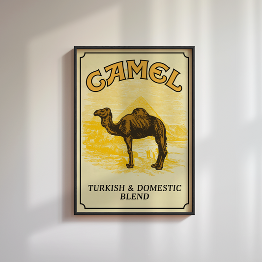 Vintage Camel Poster