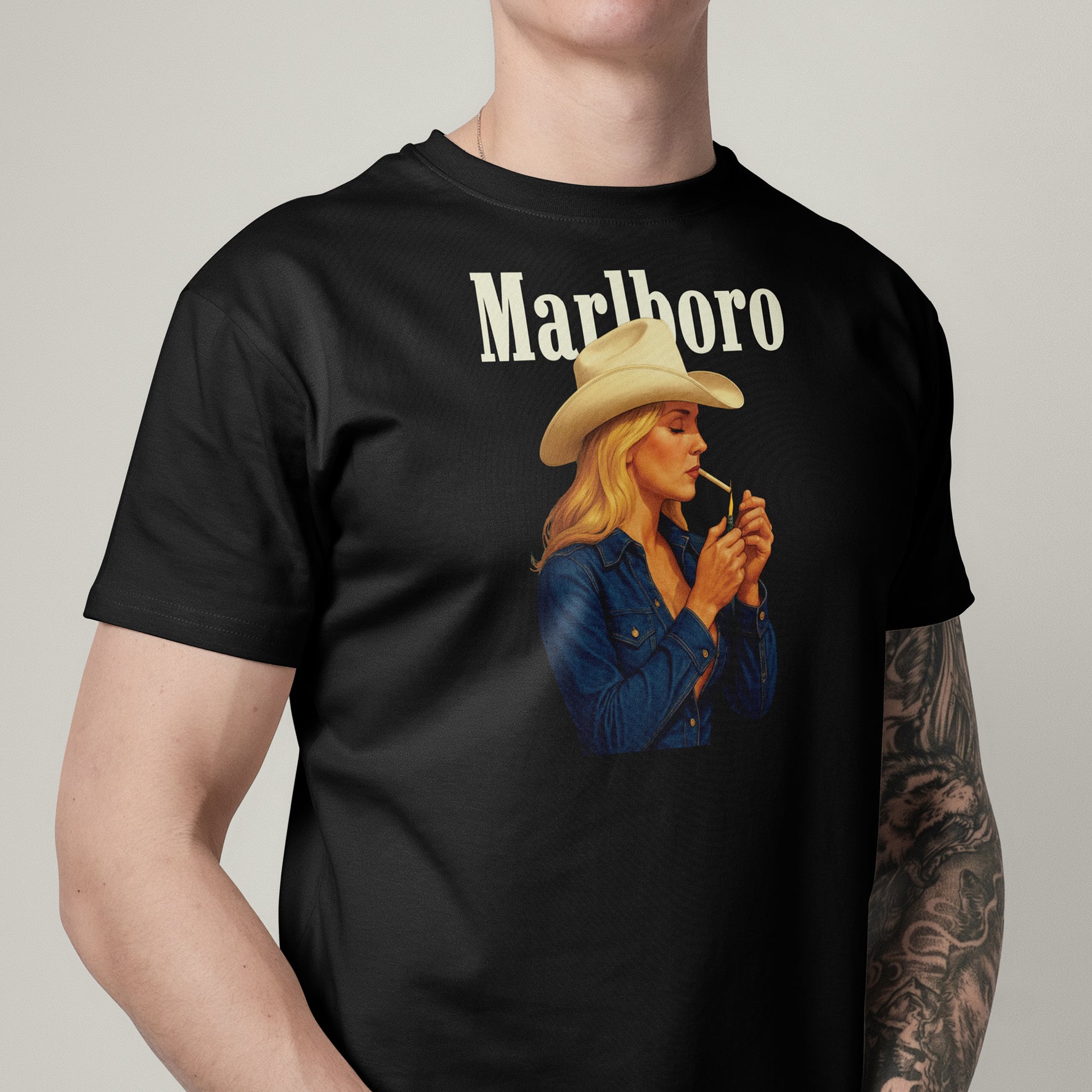 Vintage Marlboro Cowgirl T-Shirt United Kingdom