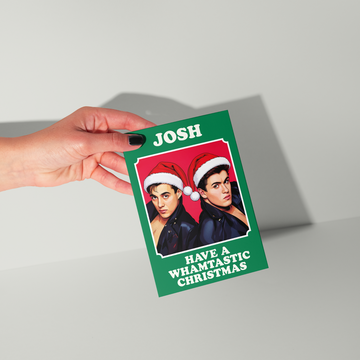 Wham Personalised Christmas Card
