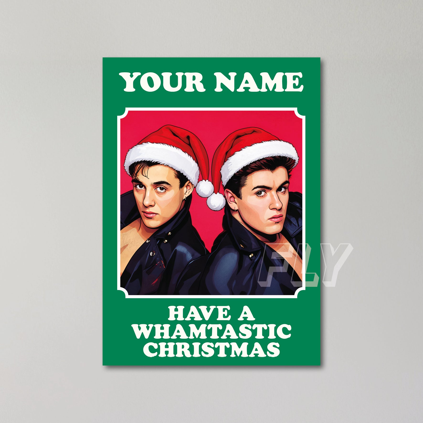Wham Personalised Christmas Card