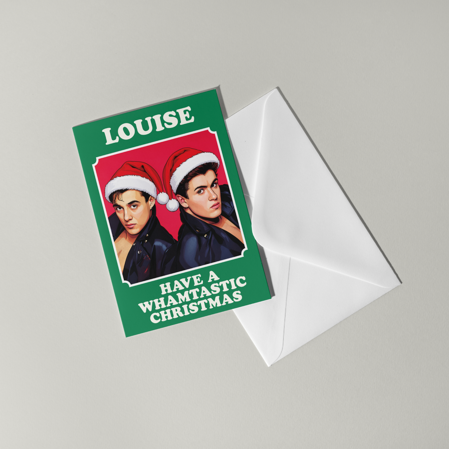 Wham Personalised Christmas Card