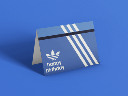 Adidas Birthday Card