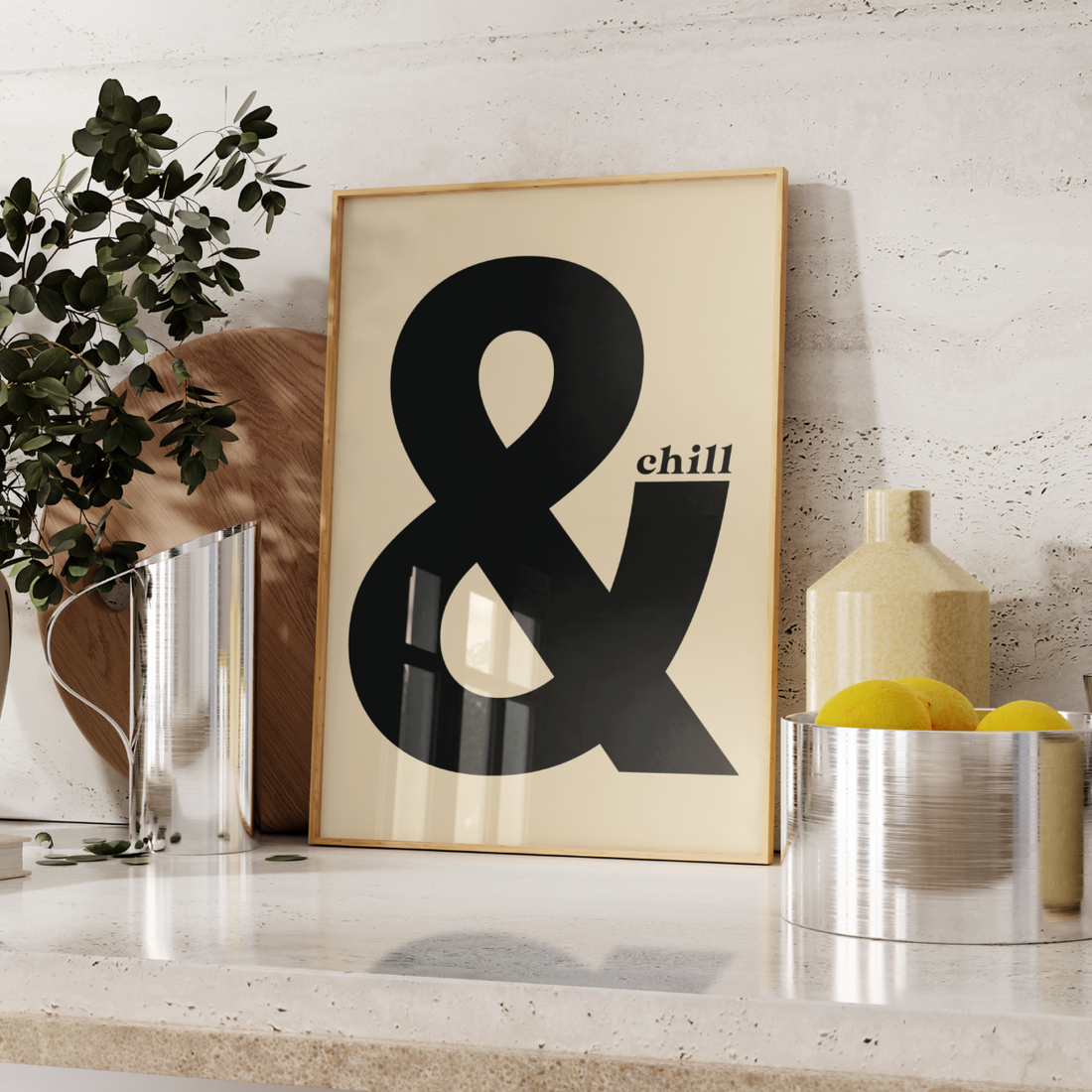 & Chill Poster – Fly Prints LTD